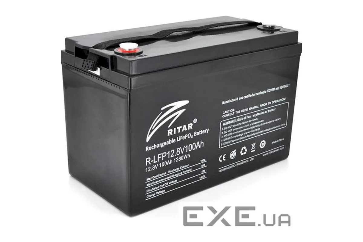 Ritar LiFePO4 12,8 В 100 А·год